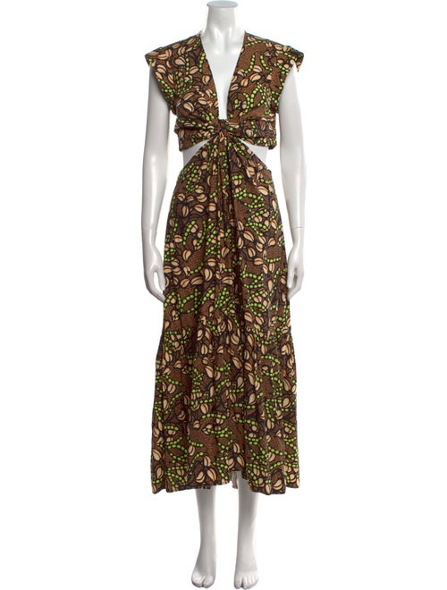 A.L.C. Floral Print Long Dress