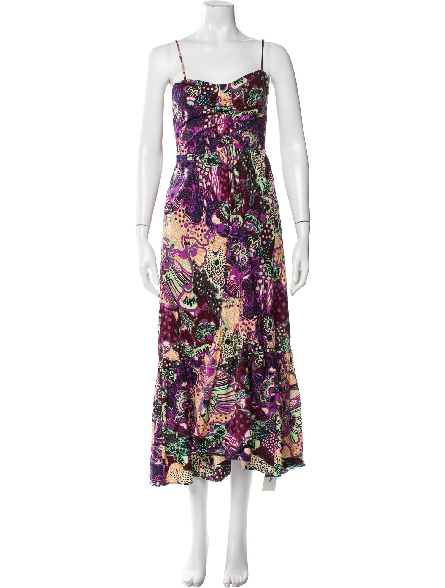 A.L.C. Floral Print Midi Length Dress w/ Tags