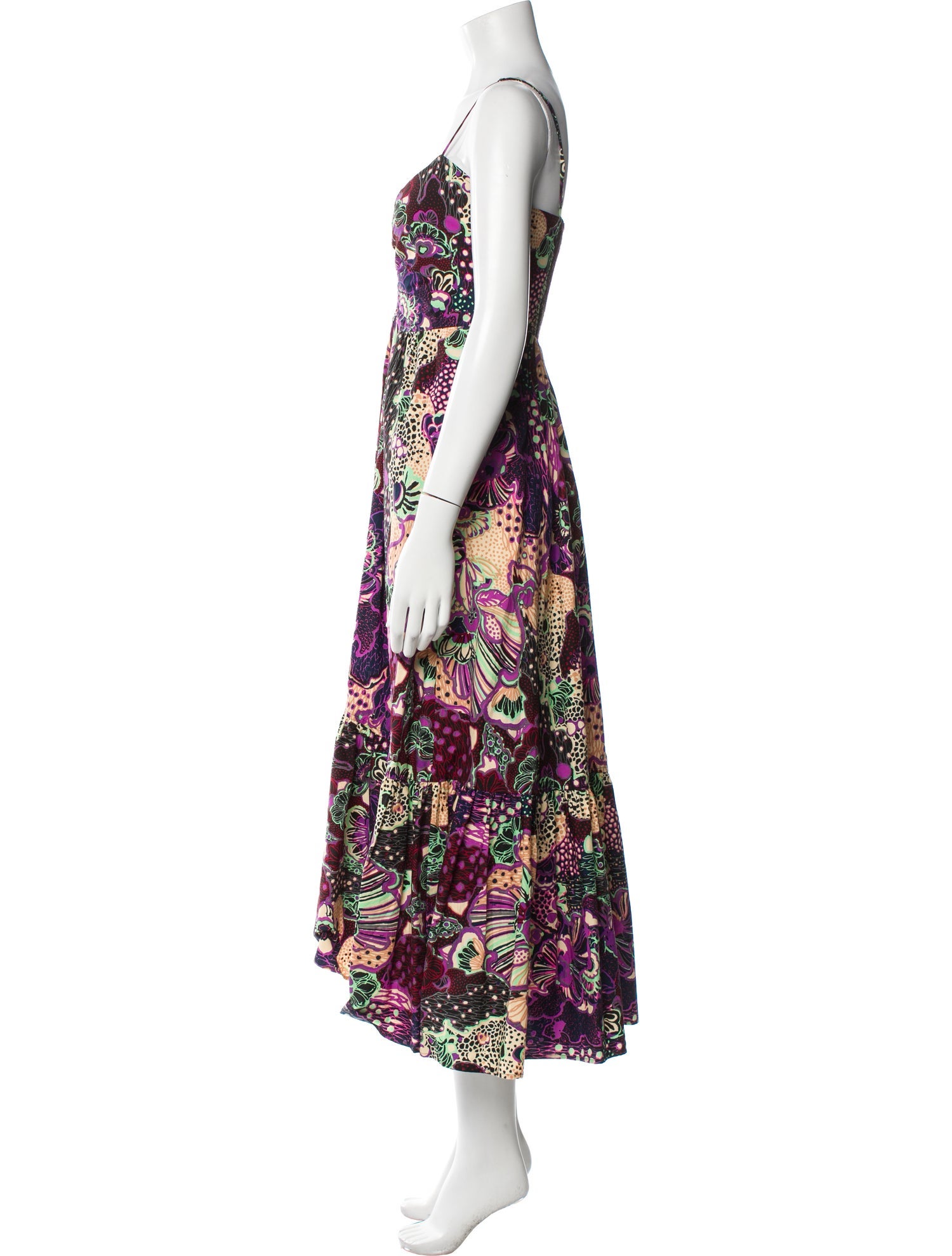 A.L.C. Floral Print Midi Length Dress w/ Tags