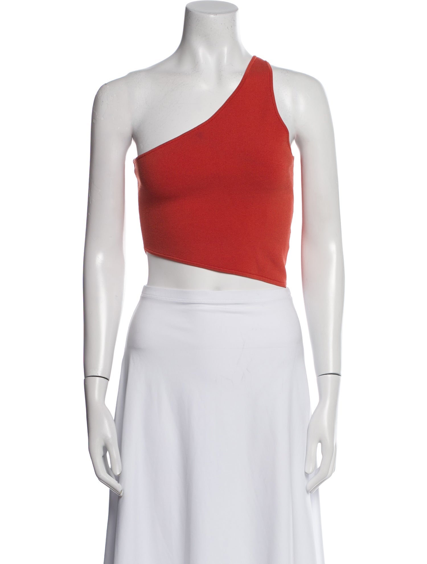 A.L.C. One-Shoulder Sleeveless Crop Top