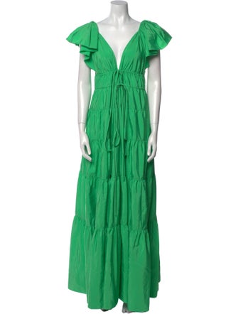 A.L.C. V-Neck Long Dress