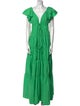 A.L.C. V-Neck Long Dress