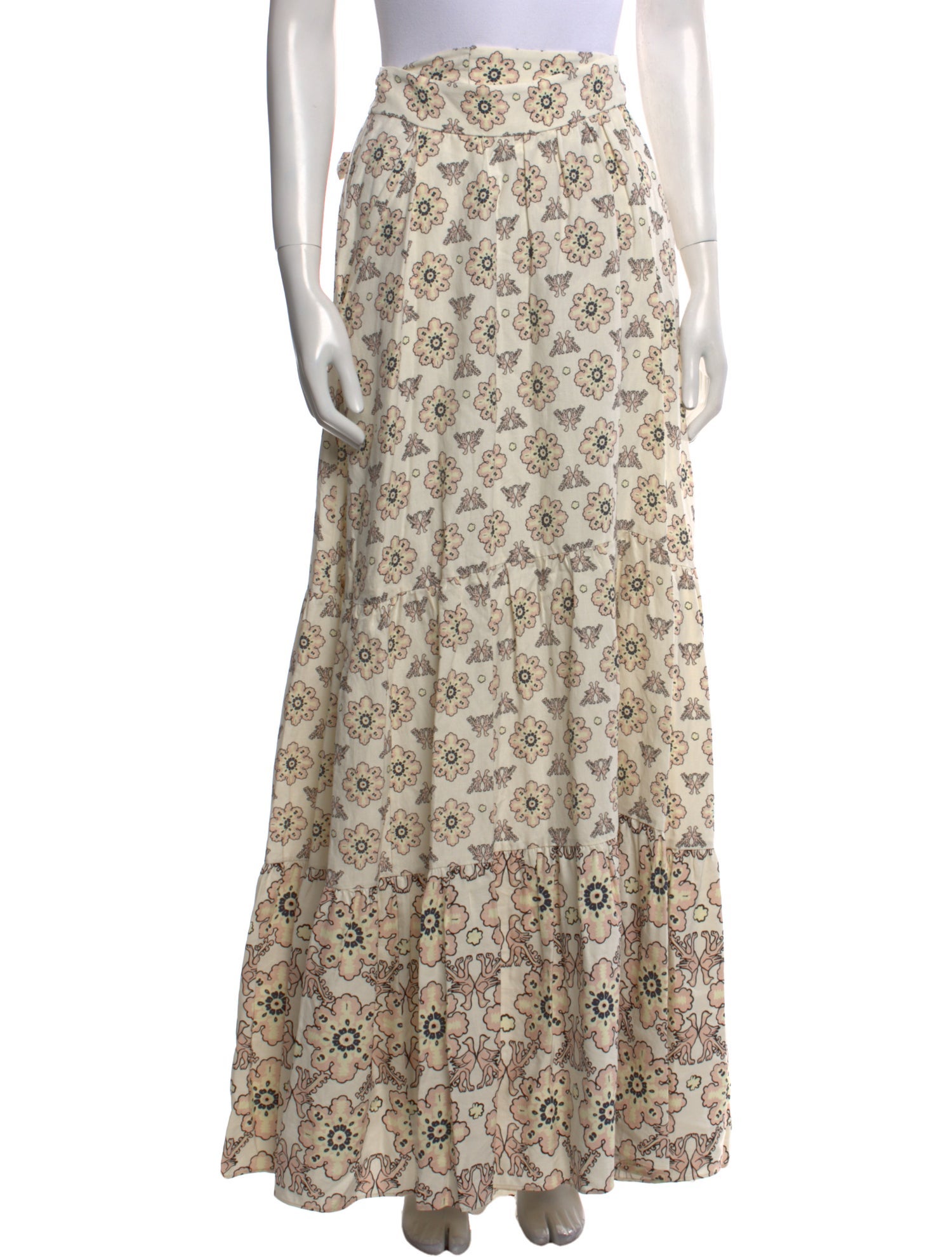 A.L.C. Silk Long Skirt