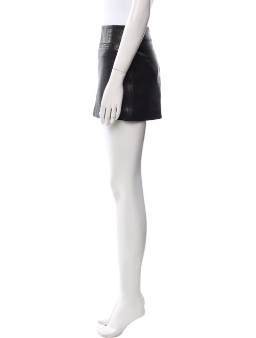 A.L.C. Lamb Leather Mini Skirt