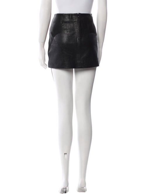 A.L.C. Lamb Leather Mini Skirt