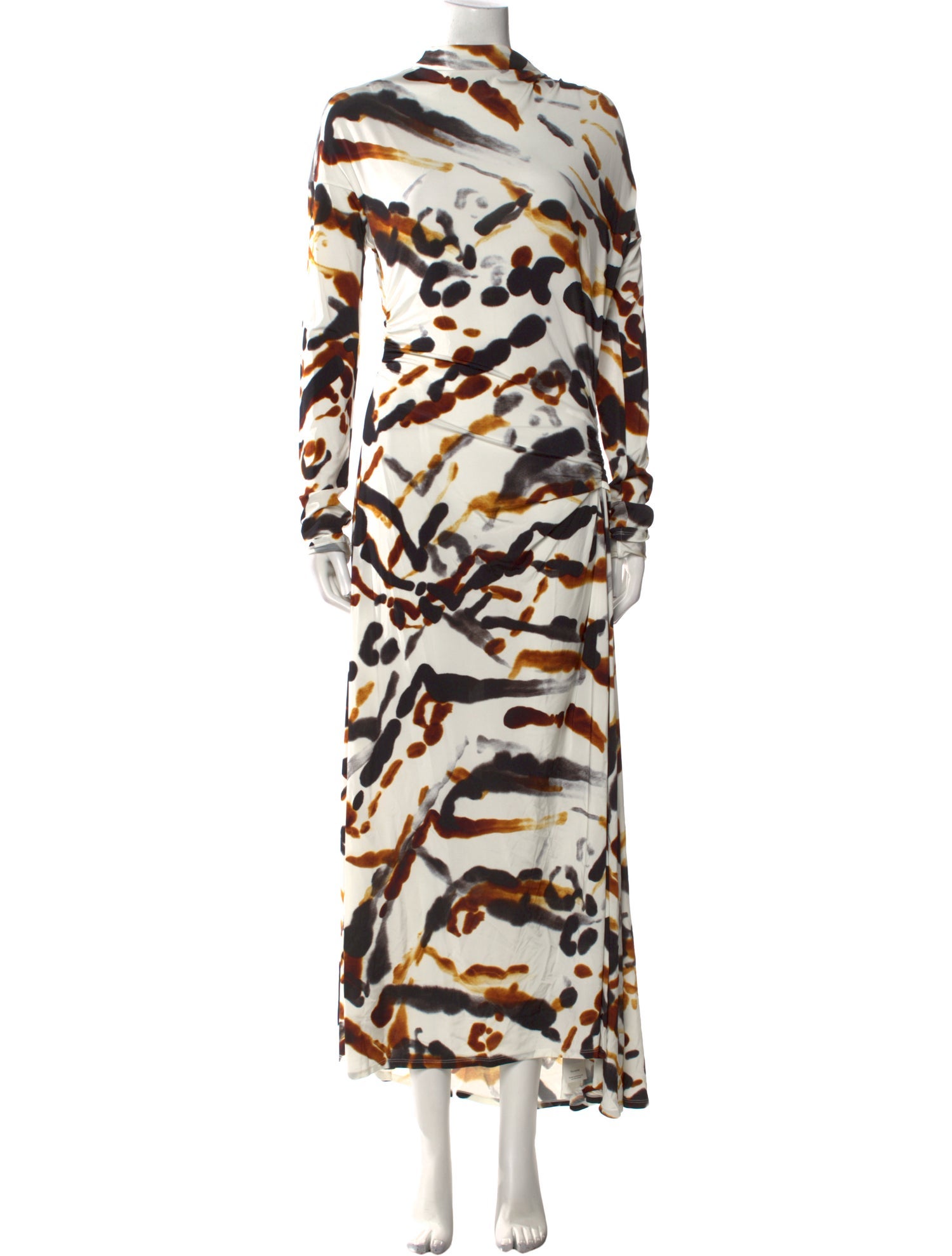 A.L.C. Animal Print Long Dress