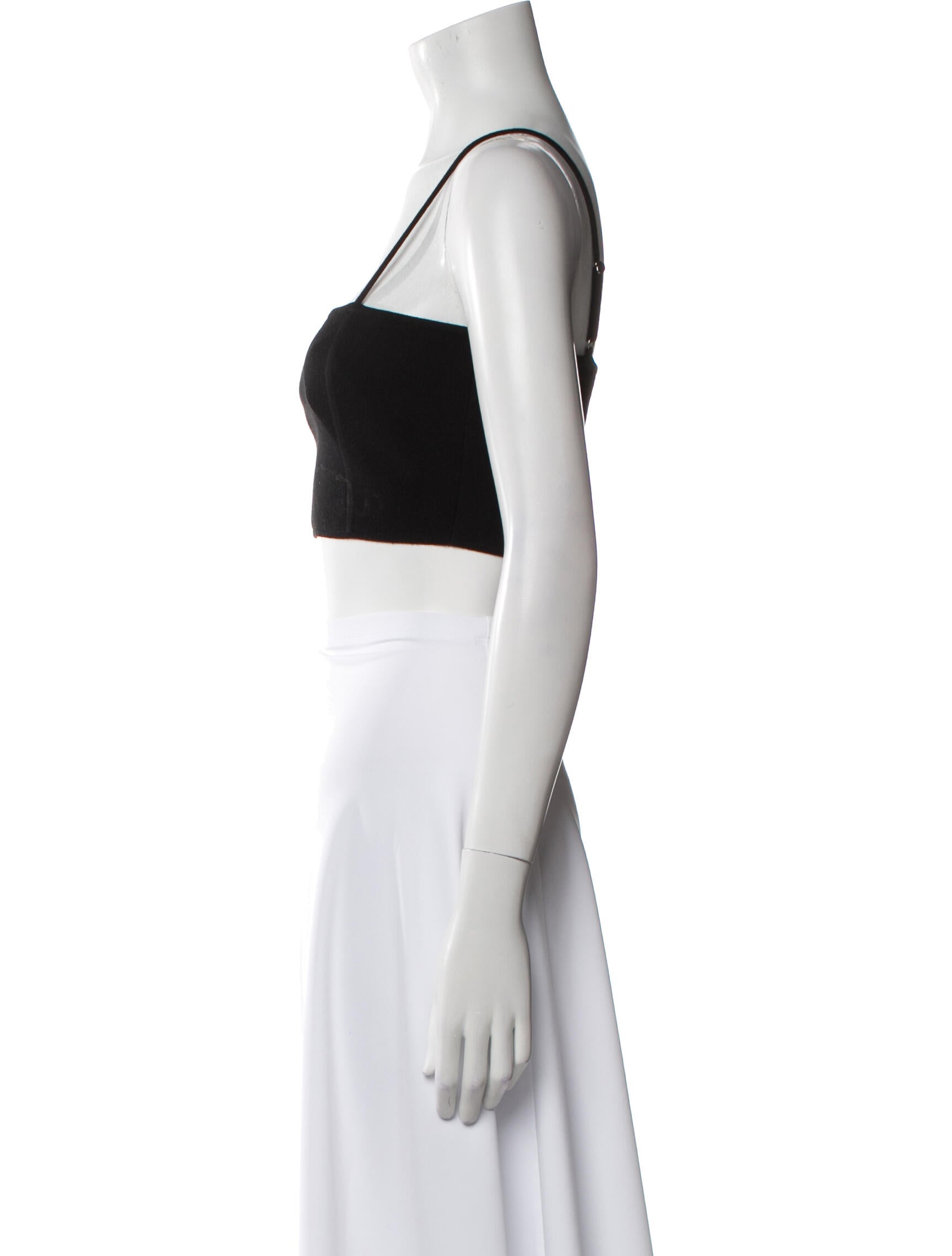 A.L.C. Square Neckline Sleeveless Crop Top