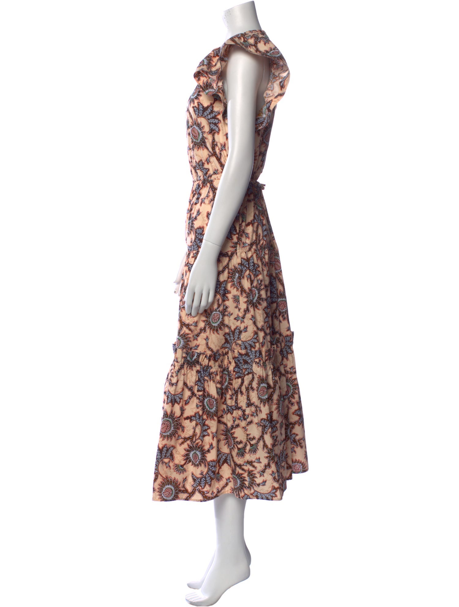 A.L.C. Floral Print Long Dress