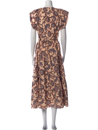 A.L.C. Floral Print Long Dress