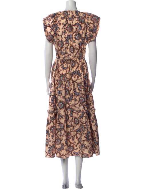 A.L.C. Floral Print Long Dress