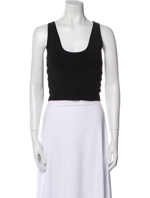 A.L.C. Scoop Neck Sleeveless Crop Top