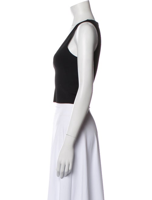 A.L.C. Scoop Neck Sleeveless Crop Top
