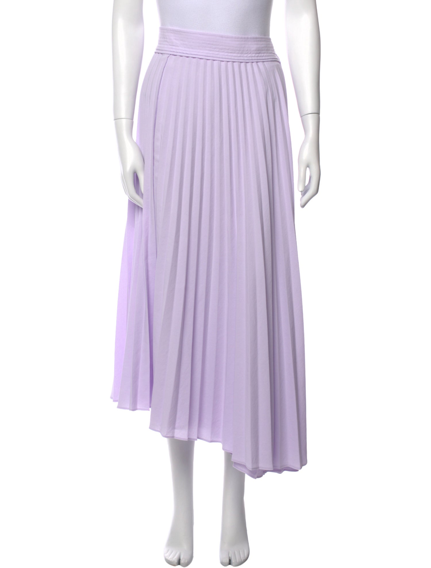 A.L.C. Pleated Accents Midi Length Skirt