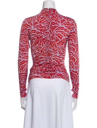 A.L.C. Printed Long Sleeve Top