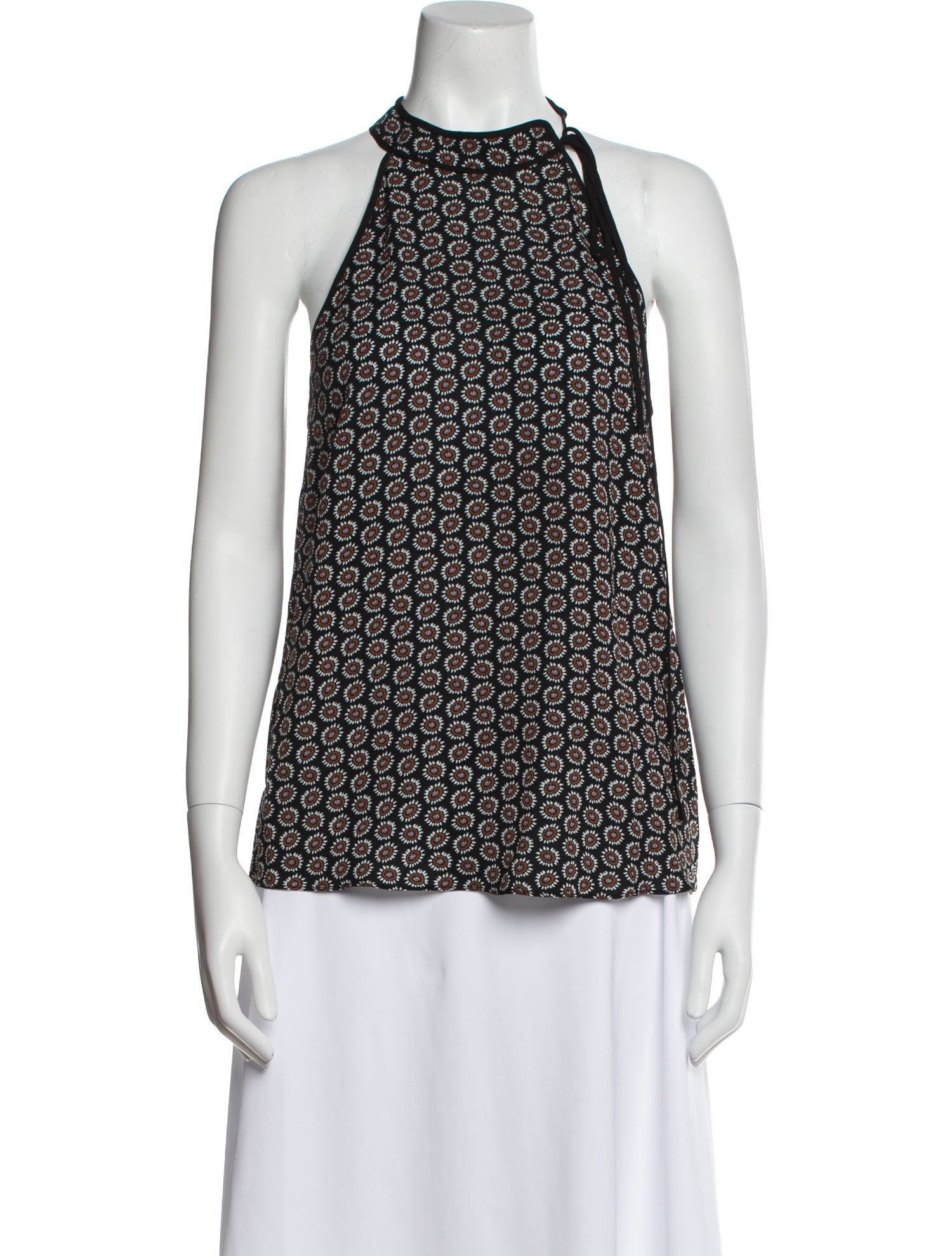 A.L.C. Silk Printed Blouse