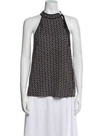 A.L.C. Silk Printed Blouse