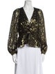 A.L.C. Silk Printed Blouse