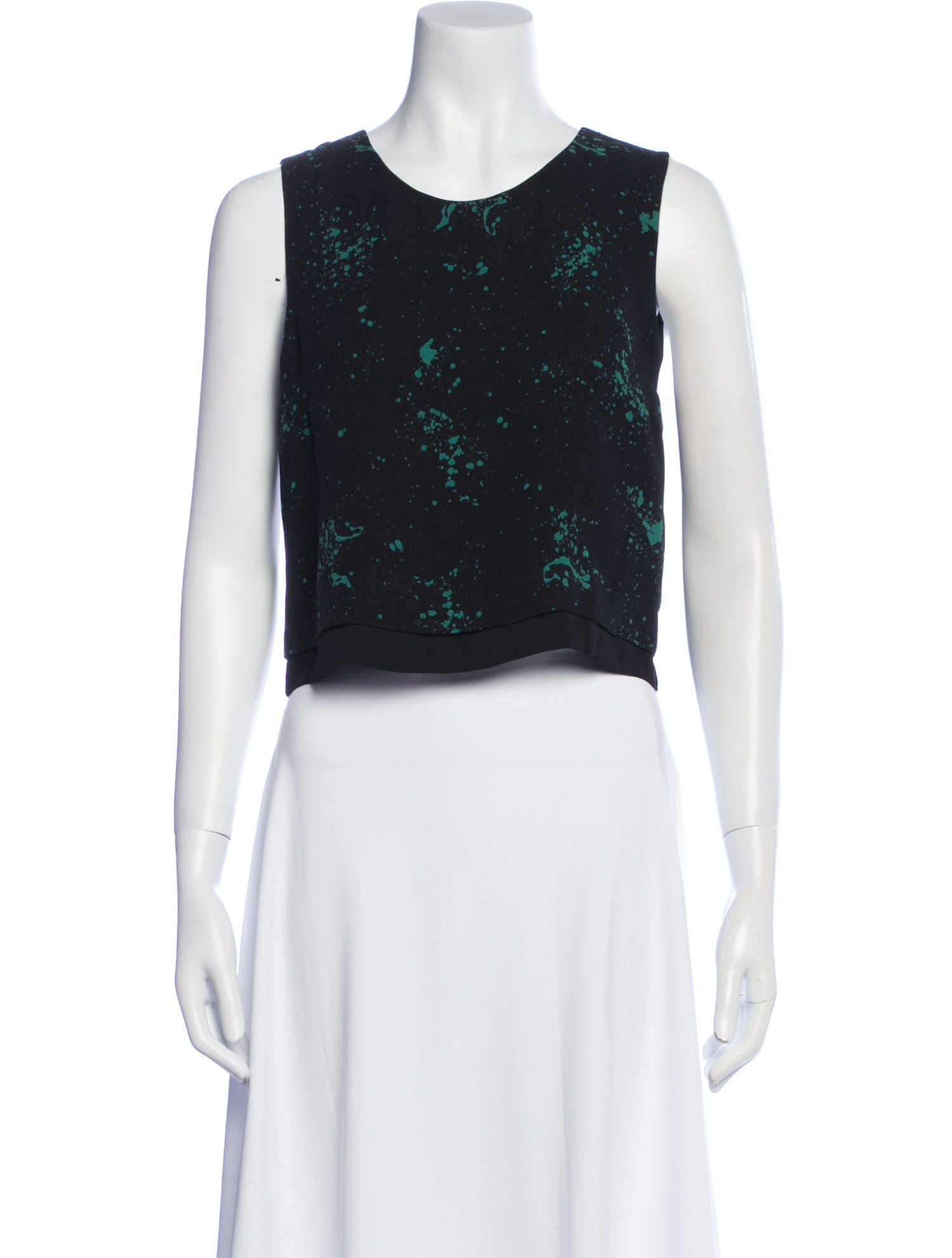 A.L.C. Silk Scoop Neck Crop Top w/ Tags