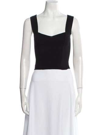 A.L.C. Square Neckline Sleeveless Crop Top