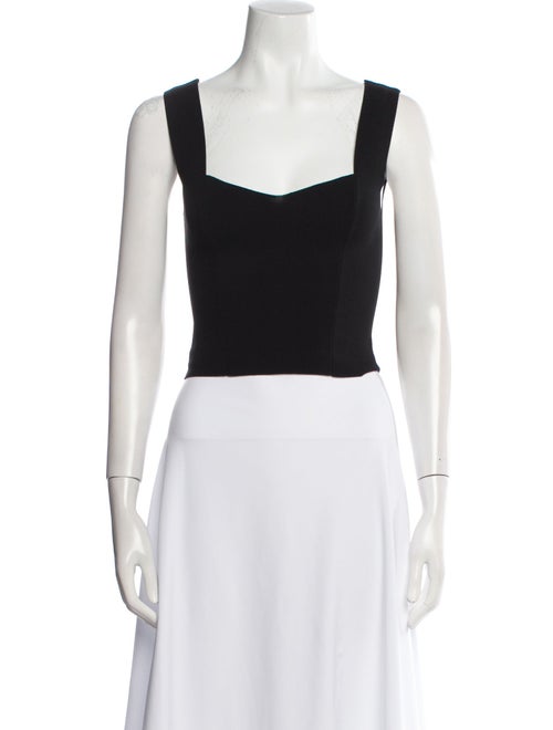 A.L.C. Square Neckline Sleeveless Crop Top