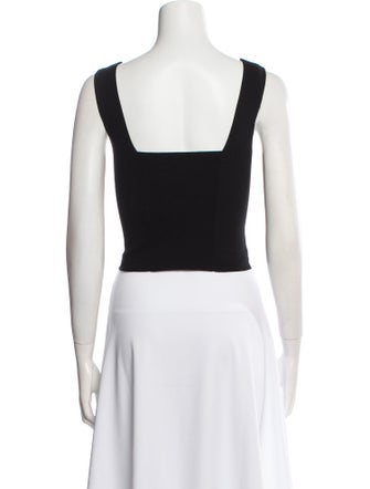 A.L.C. Square Neckline Sleeveless Crop Top