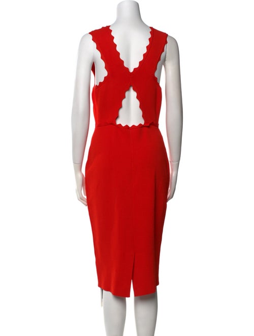 A.L.C. Scoop Neck Midi Length Dress