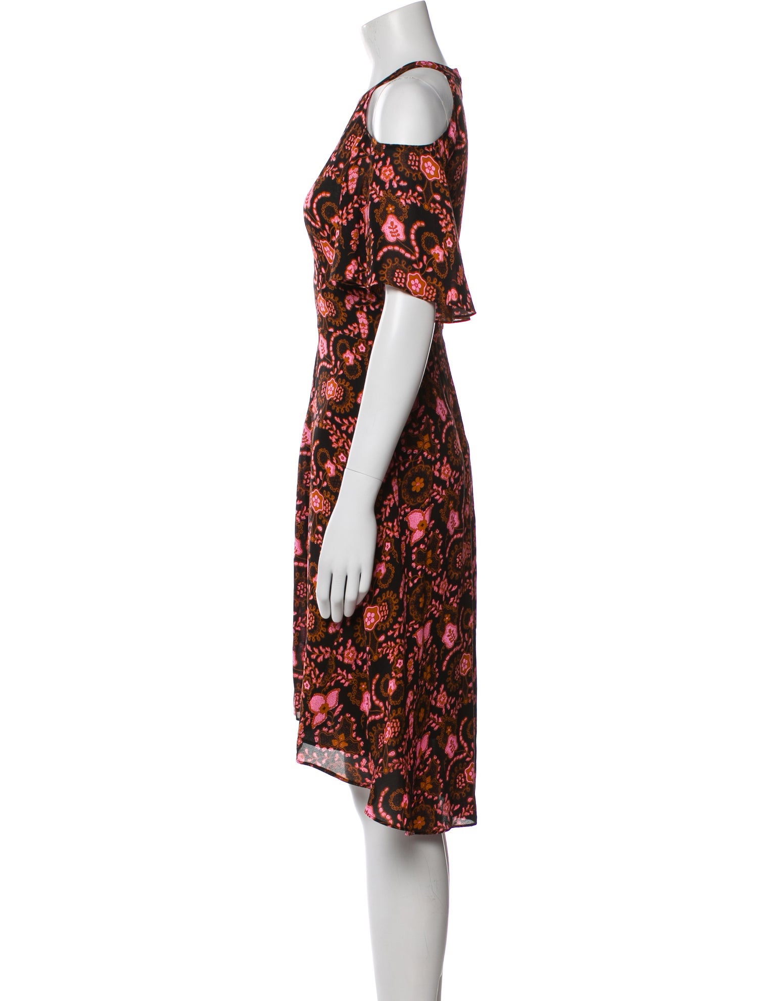 A.L.C. Silk Midi Length Dress