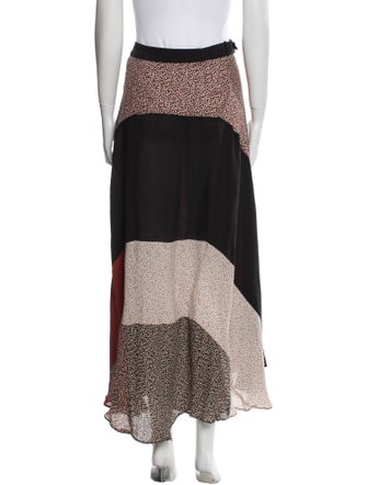 A.L.C. Floral Print Midi Length Skirt