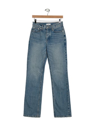 A.L.C. Mid-Rise Wide Leg Jeans