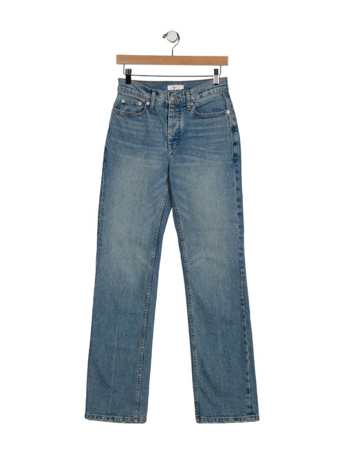 A.L.C. Mid-Rise Wide Leg Jeans
