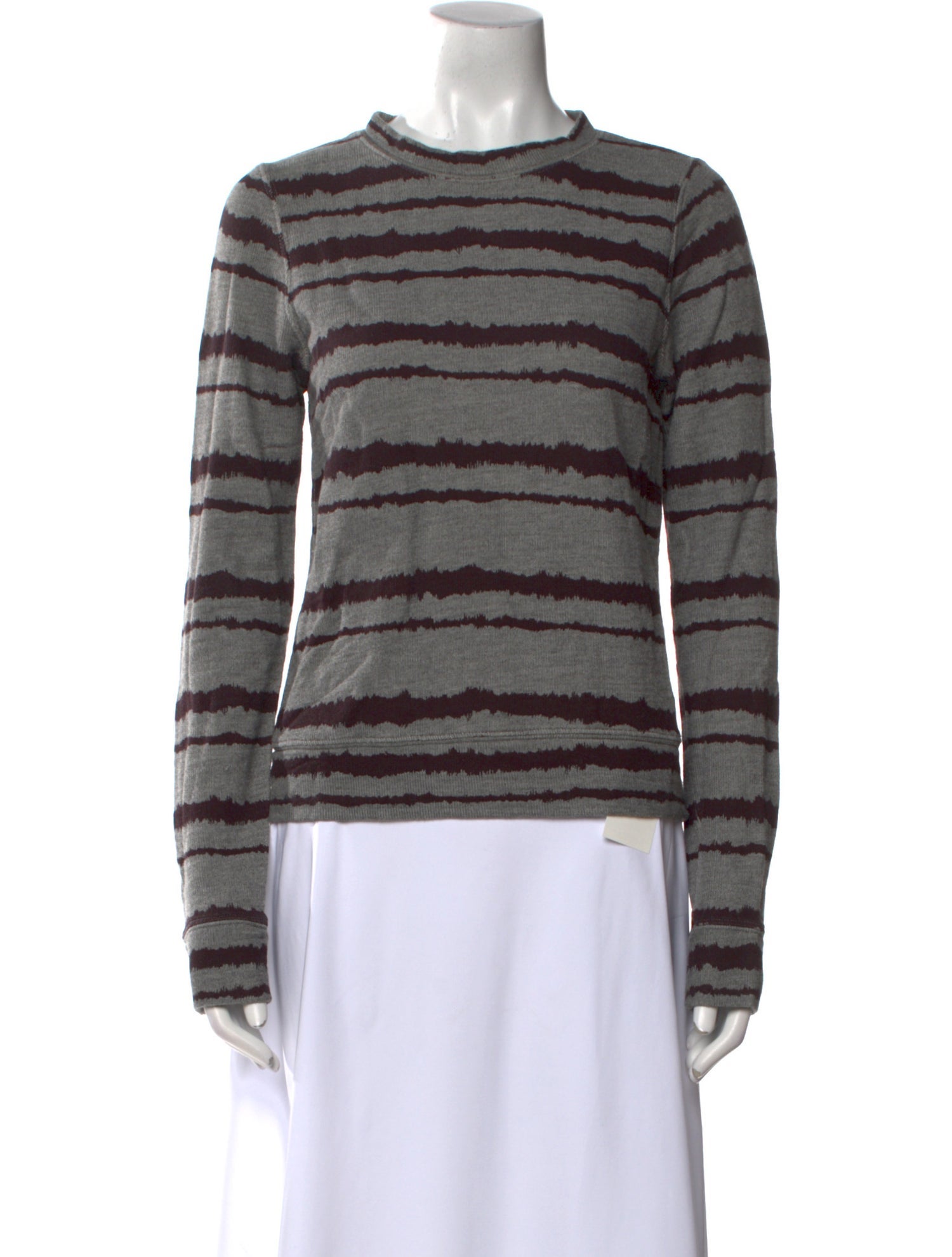A.L.C. Striped Crew Neck Sweater