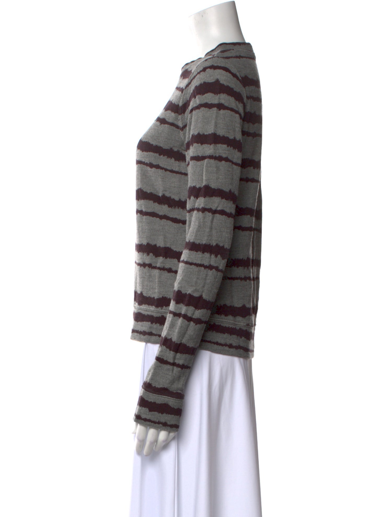 A.L.C. Striped Crew Neck Sweater