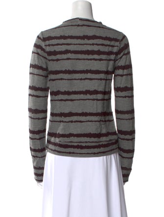 A.L.C. Striped Crew Neck Sweater