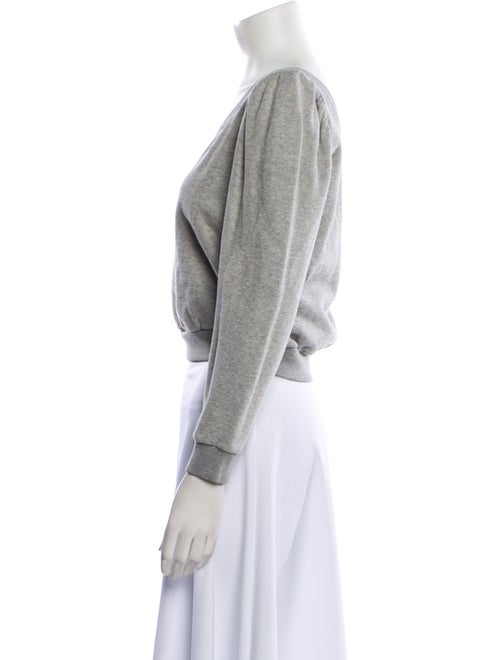 A.L.C. One-Shoulder Long Sleeve Crop Top