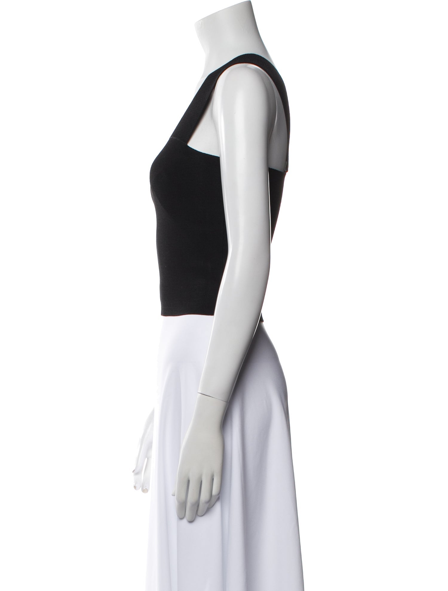 A.L.C. Square Neckline Sleeveless Crop Top