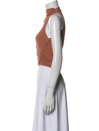 A.L.C. Cowl Neck Sleeveless Crop Top