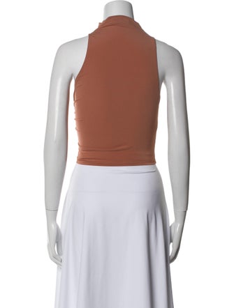 A.L.C. Cowl Neck Sleeveless Crop Top
