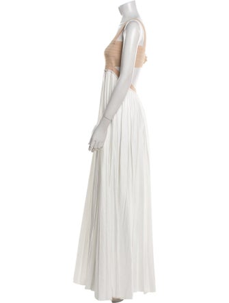 A.L.C. Square Neckline Long Dress