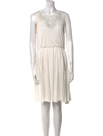 A.L.C. Scoop Neck Knee-Length Dress