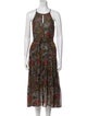 A.L.C. Silk Midi Length Dress
