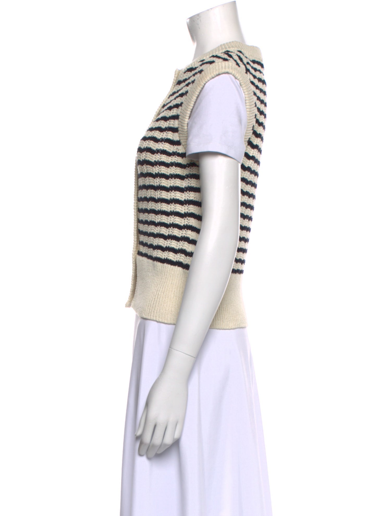 A.L.C. Striped Crew Neck Sweater