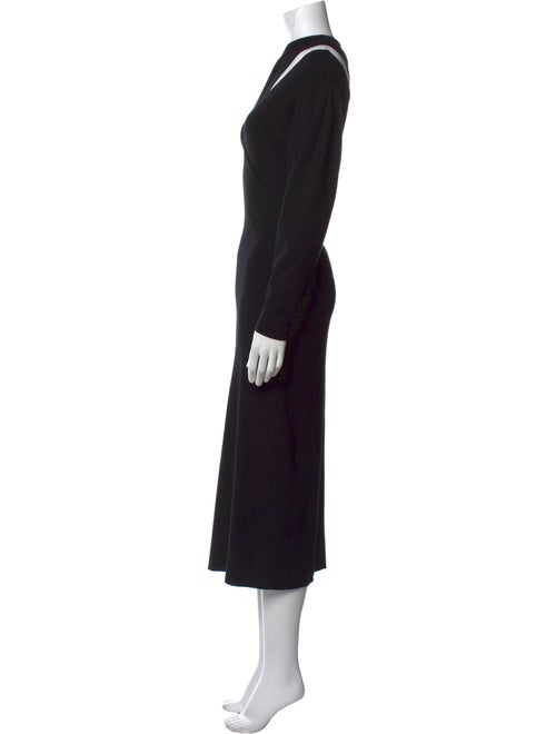 A.L.C. Bateau Neckline Midi Length Dress