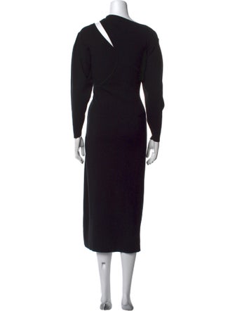 A.L.C. Bateau Neckline Midi Length Dress