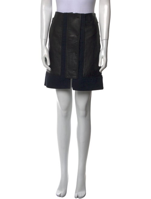 A.L.C. Leather Mini Skirt