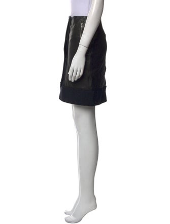 A.L.C. Leather Mini Skirt