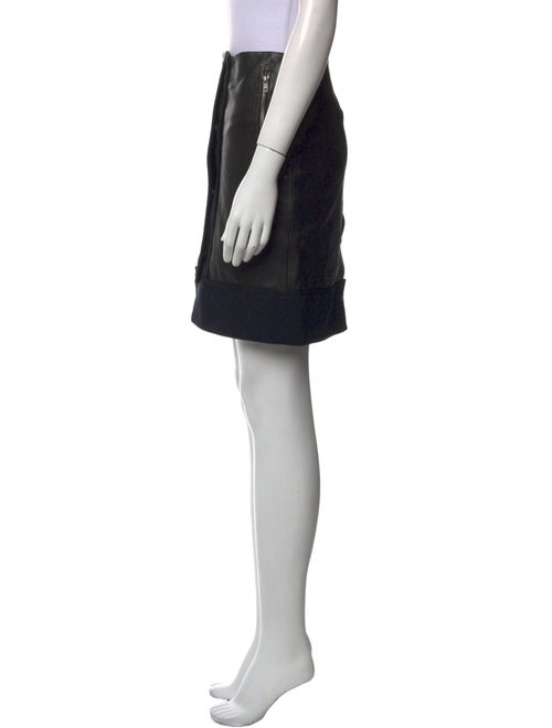 A.L.C. Leather Mini Skirt