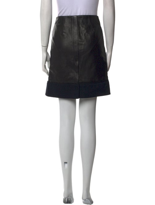 A.L.C. Leather Mini Skirt