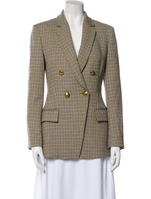A.L.C. Plaid Print Blazer