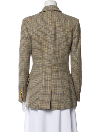 A.L.C. Plaid Print Blazer