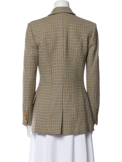 A.L.C. Plaid Print Blazer